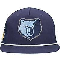 Casquette snapback Mitchell & Ness bleu marine Memphis Grizzlies Roper Trucker pour homme