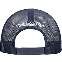 Men's Mitchell & Ness Navy Memphis Grizzlies Roper Trucker Snapback Hat