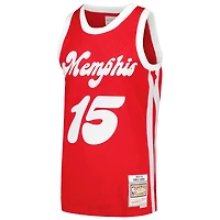 Maillot Swingman Mitchell & Ness Vince Carter rouge Memphis Grizzlies Hardwood Classics pour hommes
