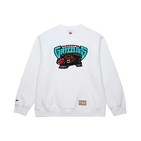 Sweat-shirt à capuche blanc Memphis Grizzlies Nights de Mitchell & Ness pour homme