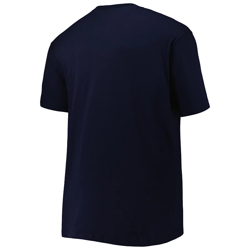 T-shirt homme bleu marine Memphis Grizzlies Big & Tall Heart Soul