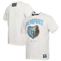 T-shirt premium NBA x Two Hype Cream pour homme de la collection Culture & Hoops des Memphis Grizzlies