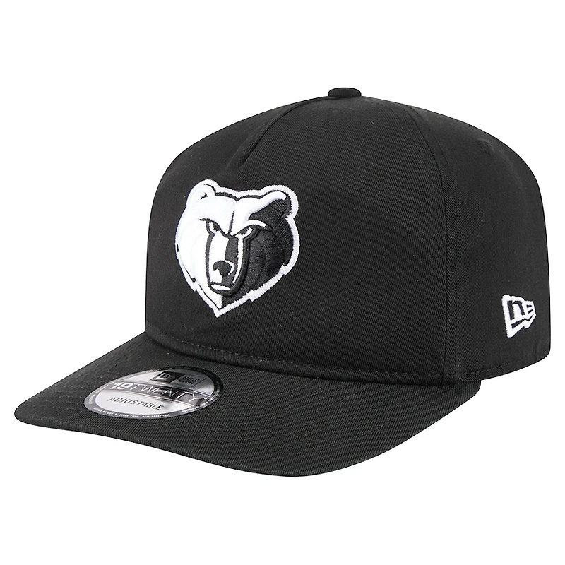 Casquette ajustable New Era noire Memphis Grizzlies 19TWENTY pour homme