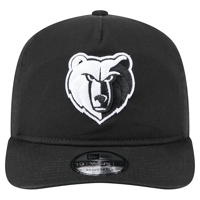 Casquette ajustable New Era noire Memphis Grizzlies 19TWENTY pour homme