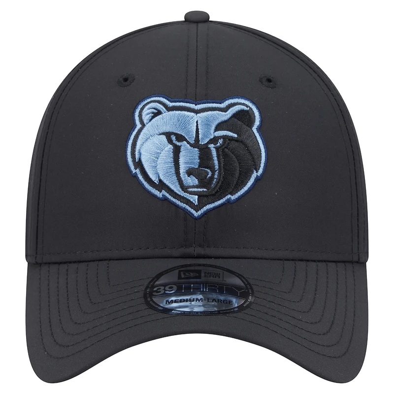 Casquette New Era noire Memphis Grizzlies Night 39THIRTY Flex pour homme
