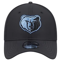 Casquette New Era noire Memphis Grizzlies Night 39THIRTY Flex pour homme