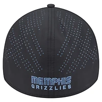 Casquette New Era noire Memphis Grizzlies Night 39THIRTY Flex pour homme