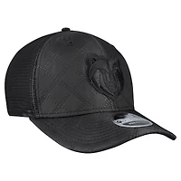Men's New Era  Black Memphis Grizzlies Quilted 9SEVENTY Trucker Adjustable Hat
