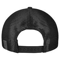 Men's New Era  Black Memphis Grizzlies Quilted 9SEVENTY Trucker Adjustable Hat