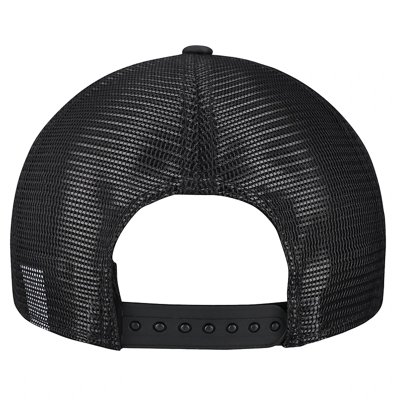 Men's New Era  Black Memphis Grizzlies Quilted 9SEVENTY Trucker Adjustable Hat