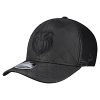 Men's New Era  Black Memphis Grizzlies Quilted 9SEVENTY Trucker Adjustable Hat