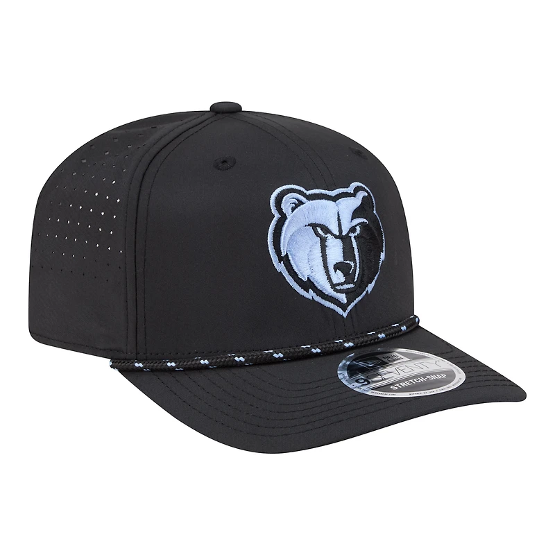 Casquette New Era Memphis Grizzlies Sport Corde Aérée Stretch-Snap pour homme 9SEVENTY