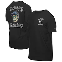 Men's New Era Black Memphis Grizzlies Sugar Skulls T-Shirt