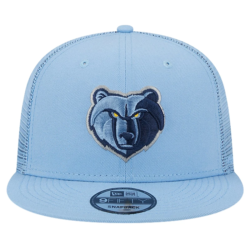 Casquette snapback 9FIFTY Meshback Memphis Grizzlies bleue New Era pour homme