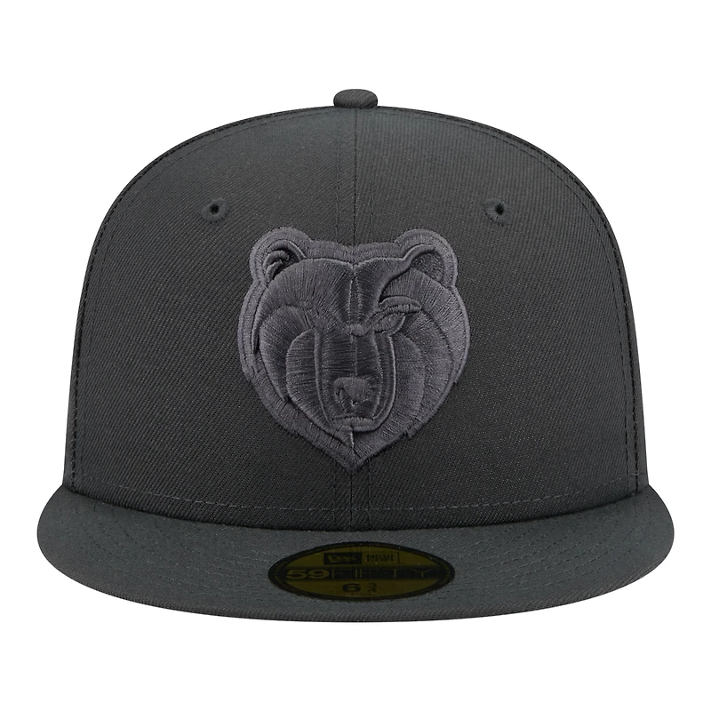 Casquette ajustée New Era 59FIFTY pour homme, coloris anthracite Memphis Grizzlies.