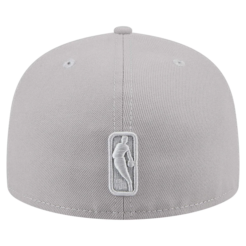 Men's New Era Gray Memphis Grizzlies Color Pack 59FIFTY Fitted Hat