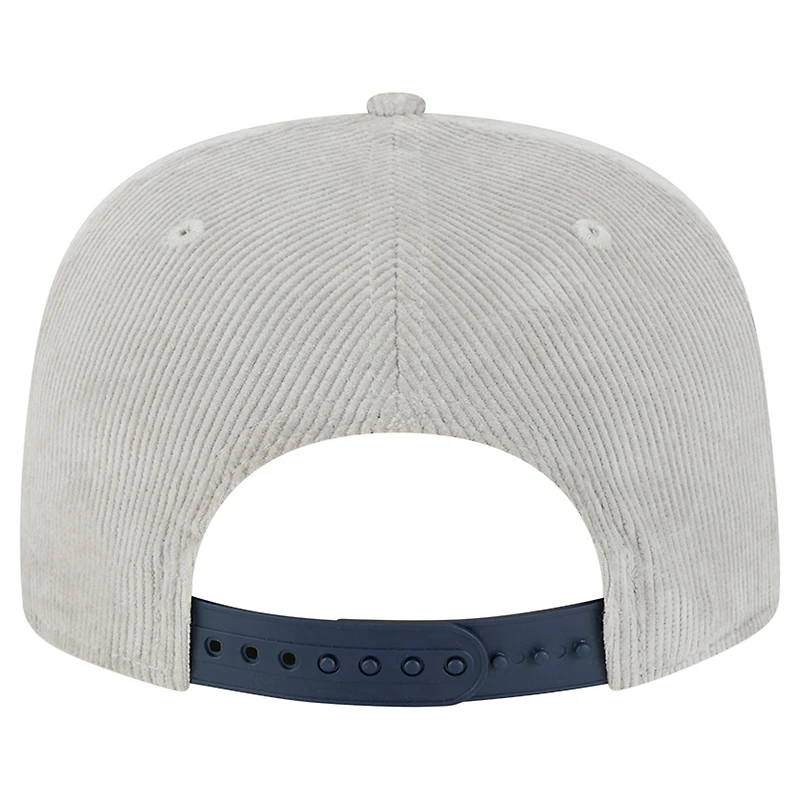 Casquette snapback de golf en velours côtelé Memphis Grizzlies grise New Era pour homme
