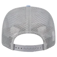 Casquette extensible à boutons-pression New Era bleu clair/gris Memphis Grizzlies Adventure Aloha Pattern 9SEVENTY pour homme