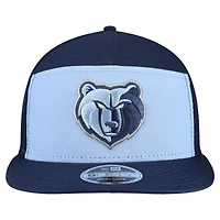 Men's New Era  Light Blue/Navy Memphis Grizzlies Outdoor Split Panel 9FIFTY Snapback Hat