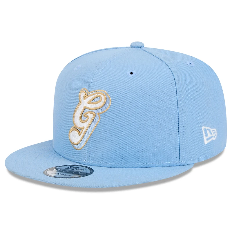 Casquette snapback alternative 9FIFTY Memphis Grizzlies 2024/25 City Edition New Era bleu clair pour homme