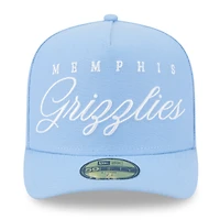 Casquette ajustée New Era 59FIFTY bleu clair pour homme, Memphis Grizzlies, NBA Draft 2025