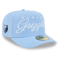 Casquette ajustée New Era 59FIFTY bleu clair pour homme, Memphis Grizzlies, NBA Draft 2025