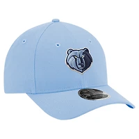 Men's New Era Light Blue Memphis Grizzlies 9FORTY Stock M-Crown Adjustable Hat