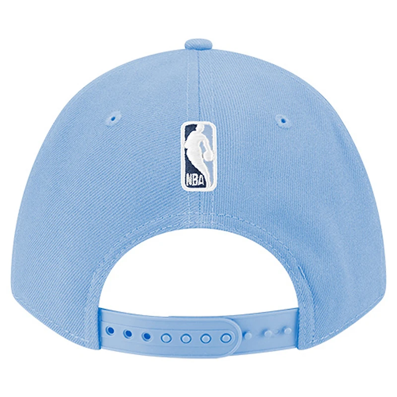 Men's New Era Light Blue Memphis Grizzlies 9FORTY Stock M-Crown Adjustable Hat