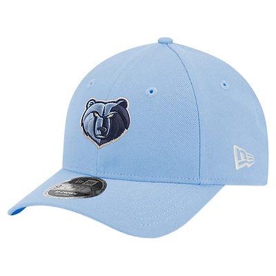 Men's New Era Light Blue Memphis Grizzlies 9FORTY Stock M-Crown Adjustable Hat