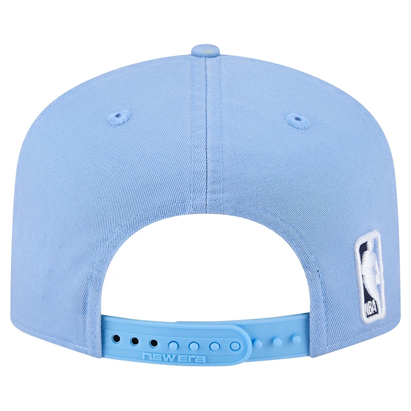 Men's New Era  Light Blue Memphis Grizzlies Cotton 19TWENTY Adjustable Hat
