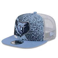 Casquette Snapback 9FIFTY bleu clair Memphis Grizzlies Court Sport Speckle New Era pour hommes