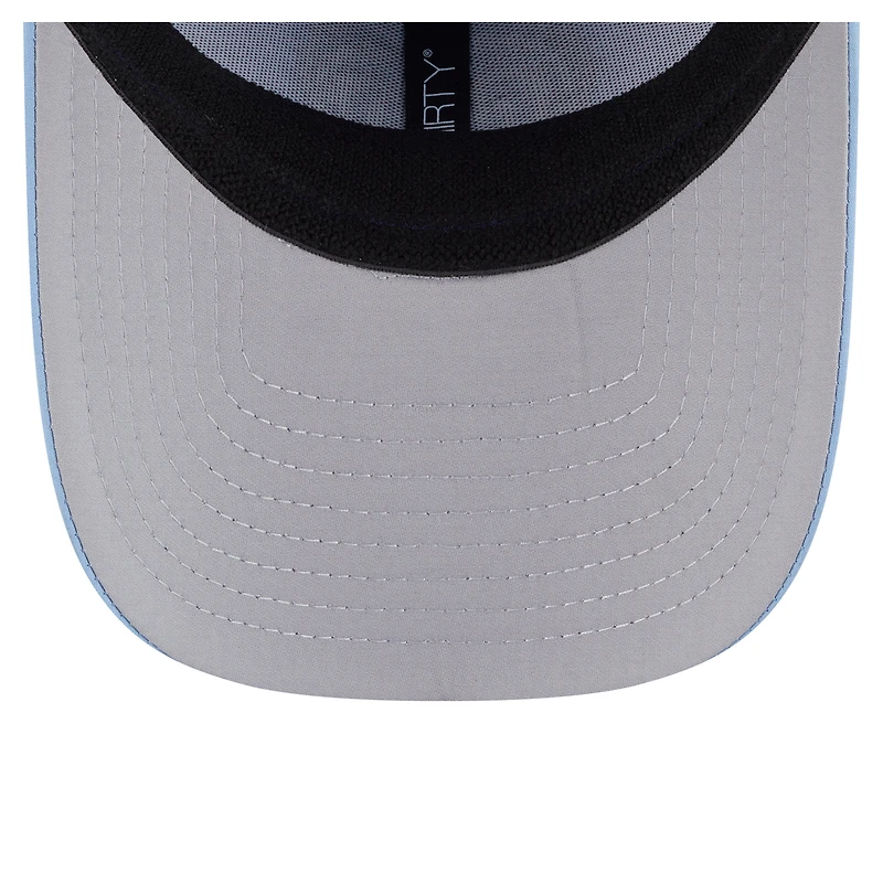 Casquette New Era bleu clair Memphis Grizzlies Featherweight Poly Rope Flex 39Thirty pour homme
