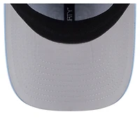 Casquette New Era bleu clair Memphis Grizzlies Featherweight Poly Rope Flex 39Thirty pour homme