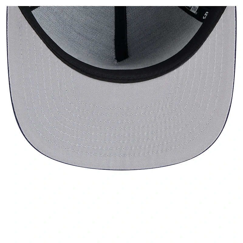 Men's New Era  Navy Memphis Grizzlies Colorpack A-Frame Pinch Front 59FIFTY Fitted Hat