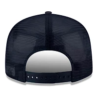 Men's New Era Navy Memphis Grizzlies Core Logo Meshback 9FIFTY Snapback Hat