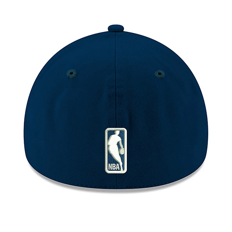 Men's New Era Navy Memphis Grizzlies Logo Team Classic 39THIRTY Flex Hat