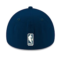 Men's New Era Navy Memphis Grizzlies Logo Team Classic 39THIRTY Flex Hat