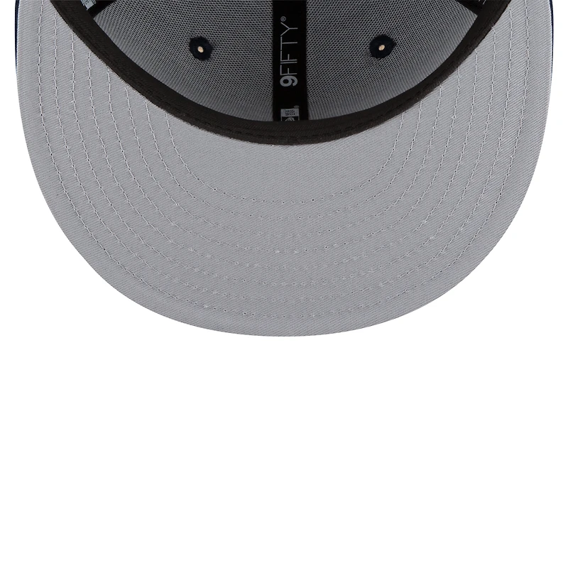 Men's New Era Navy Memphis Grizzlies Official Team Color 9FIFTY Snapback Hat