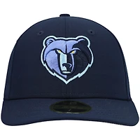 Casquette ajustée 59FIFTY Low Profile Memphis Grizzlies Team New Era pour homme, bleu marine
