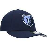 Casquette ajustée 59FIFTY Low Profile Memphis Grizzlies Team New Era pour homme, bleu marine