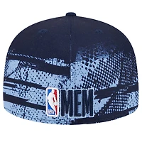 Men's New Era Navy Memphis Grizzlies Tip-Off 59FIFTY Fitted Hat