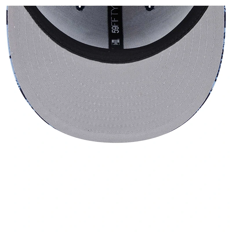 Men's New Era Navy Memphis Grizzlies Tip-Off 59FIFTY Fitted Hat