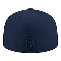 Men's New Era Navy Memphis Grizzlies Tonal Color Pack 59FIFTY Fitted Hat