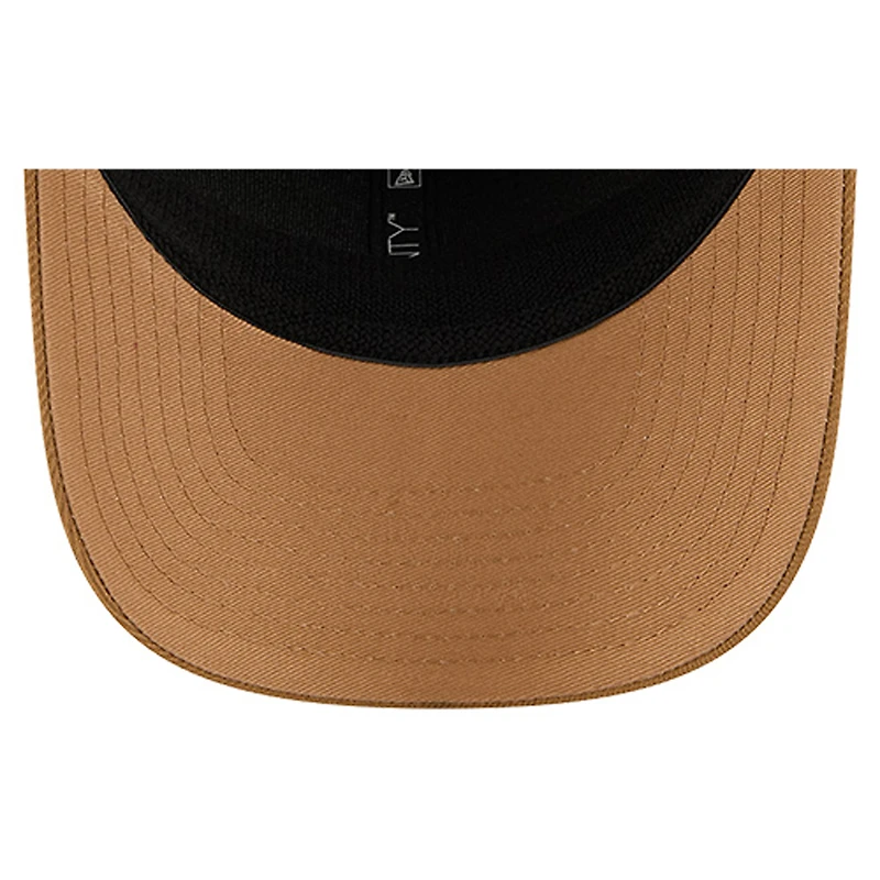 Men's New Era Tan/Light Brown Memphis Grizzlies Two-Tone 9SEVENTY Adjustable Trucker Hat