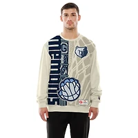 Sweat-shirt New Era beige Memphis Grizzlies édition City 2025/26 pour homme