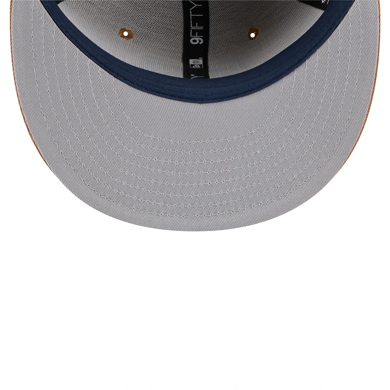 Men's New Era Tan Memphis Grizzlies Color Pack 9FIFTY Snapback Hat