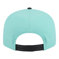 Men's New Era Turquoise/Charcoal Memphis Grizzlies Color Pack Two-Tone 9FIFTY Snapback Hat