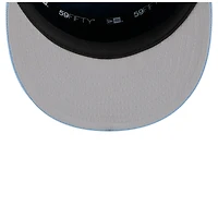 Men's New Era  White/Light Blue Memphis Grizzlies 2025 NBA Tip Off Split Panel 59FIFTY Fitted Hat