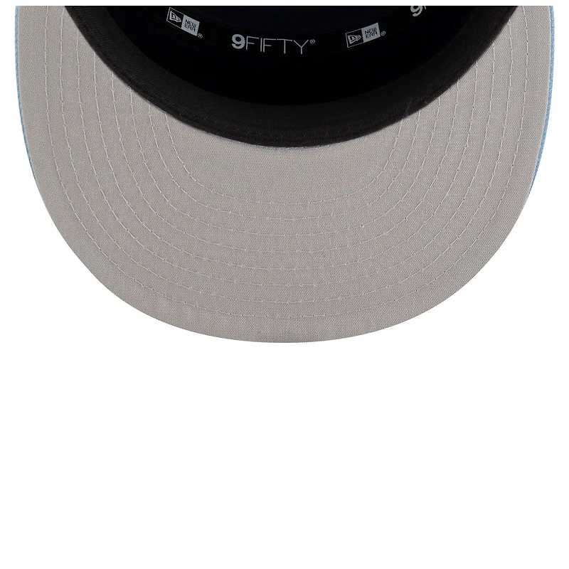 Men's New Era  White/Light Blue Memphis Grizzlies 2025 NBA Tip Off Split Panel 9FIFTY Snapback Hat