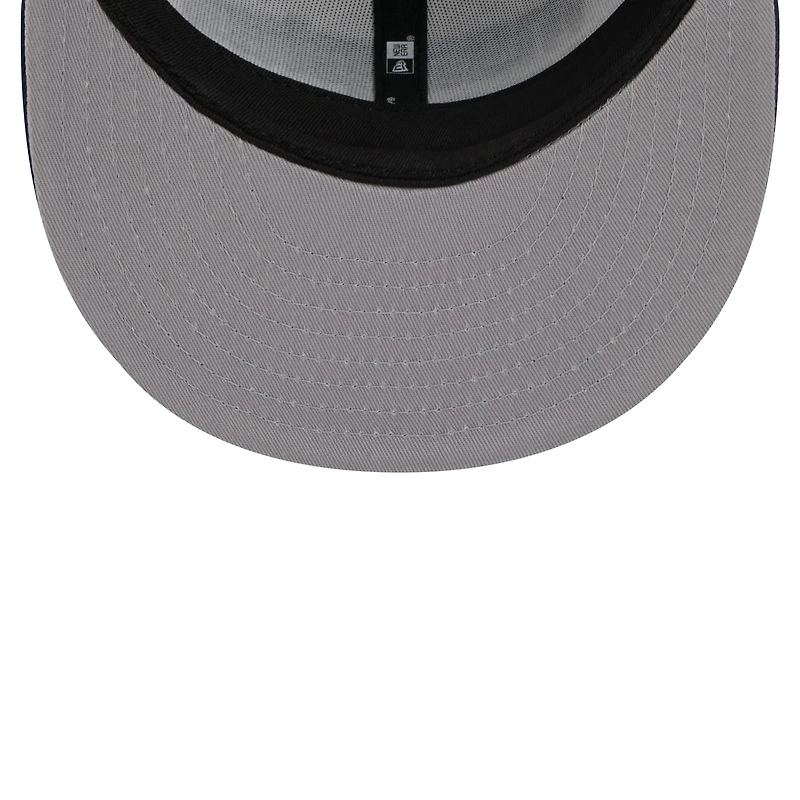 Casquette ajustée New Era 59FIFTY pour homme, blanche et marine, Memphis Grizzlies, édition City 2025/26